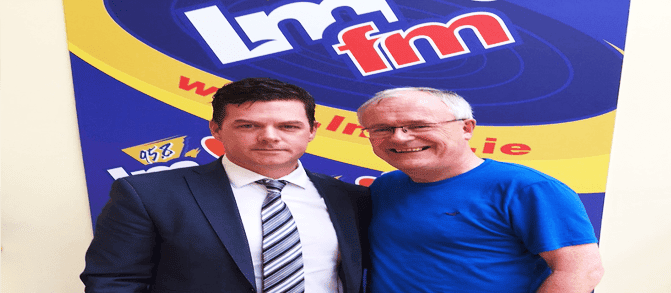 Padraic Grennan with LMFM Gerry Kelly