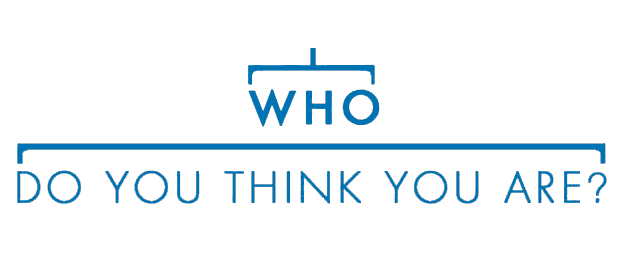 Who Do You Think You Are Logo