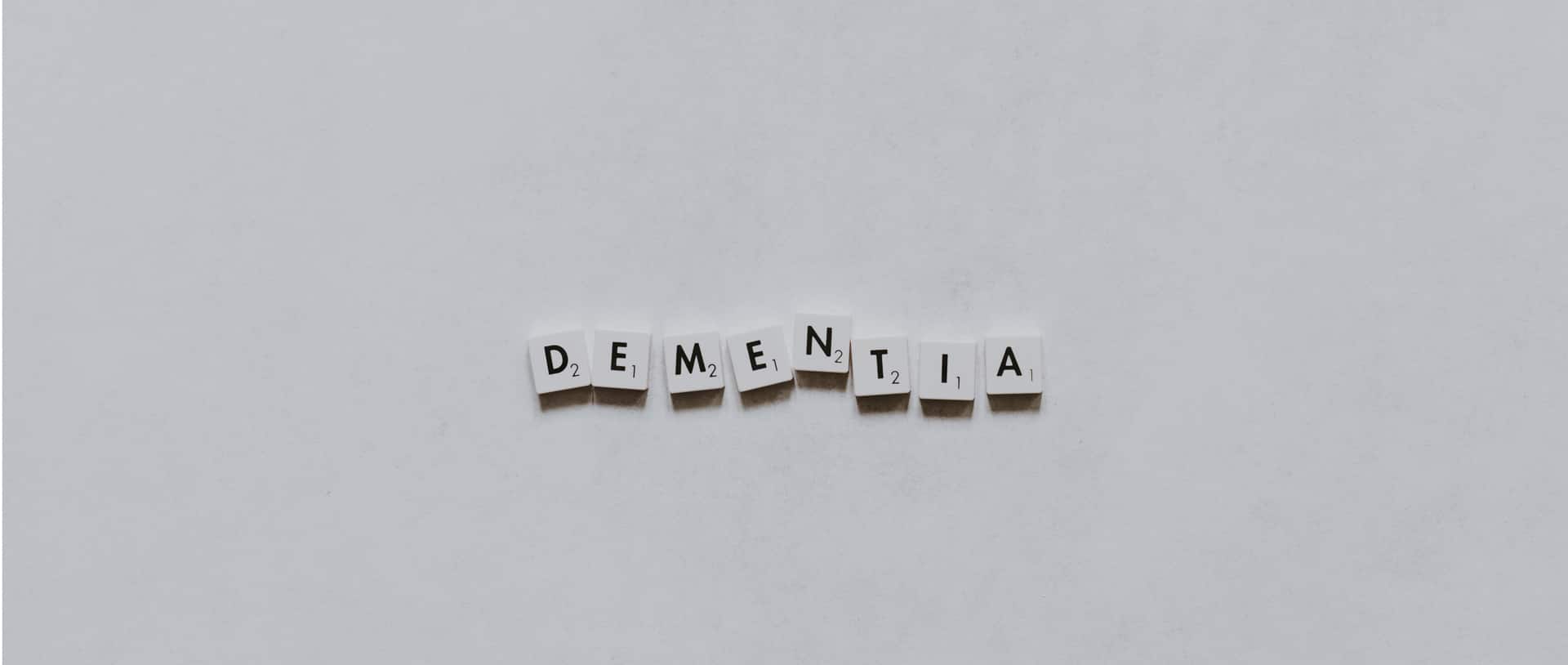 A pic showing dementia word