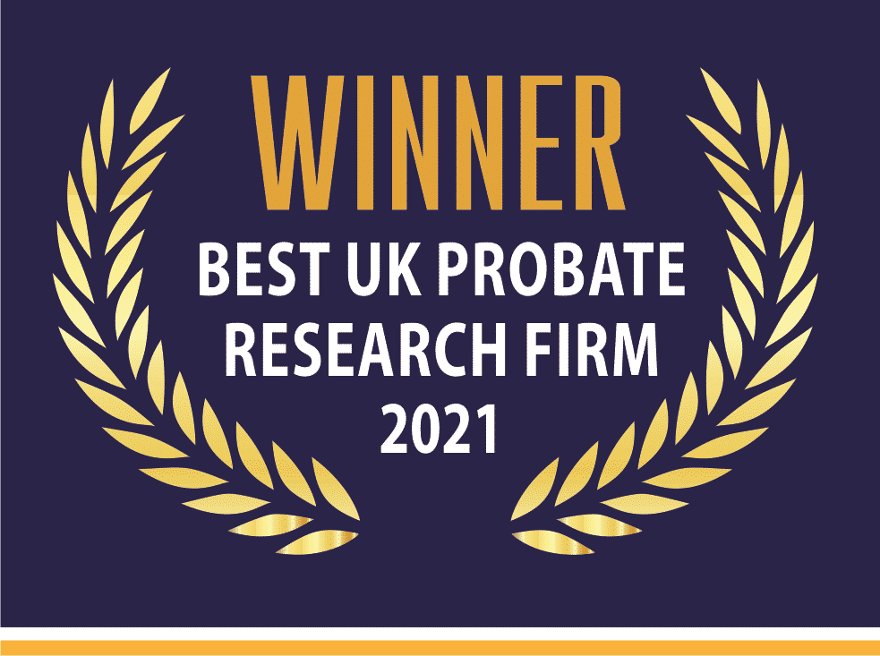 Image of Best UK Probate Research Firm 2021